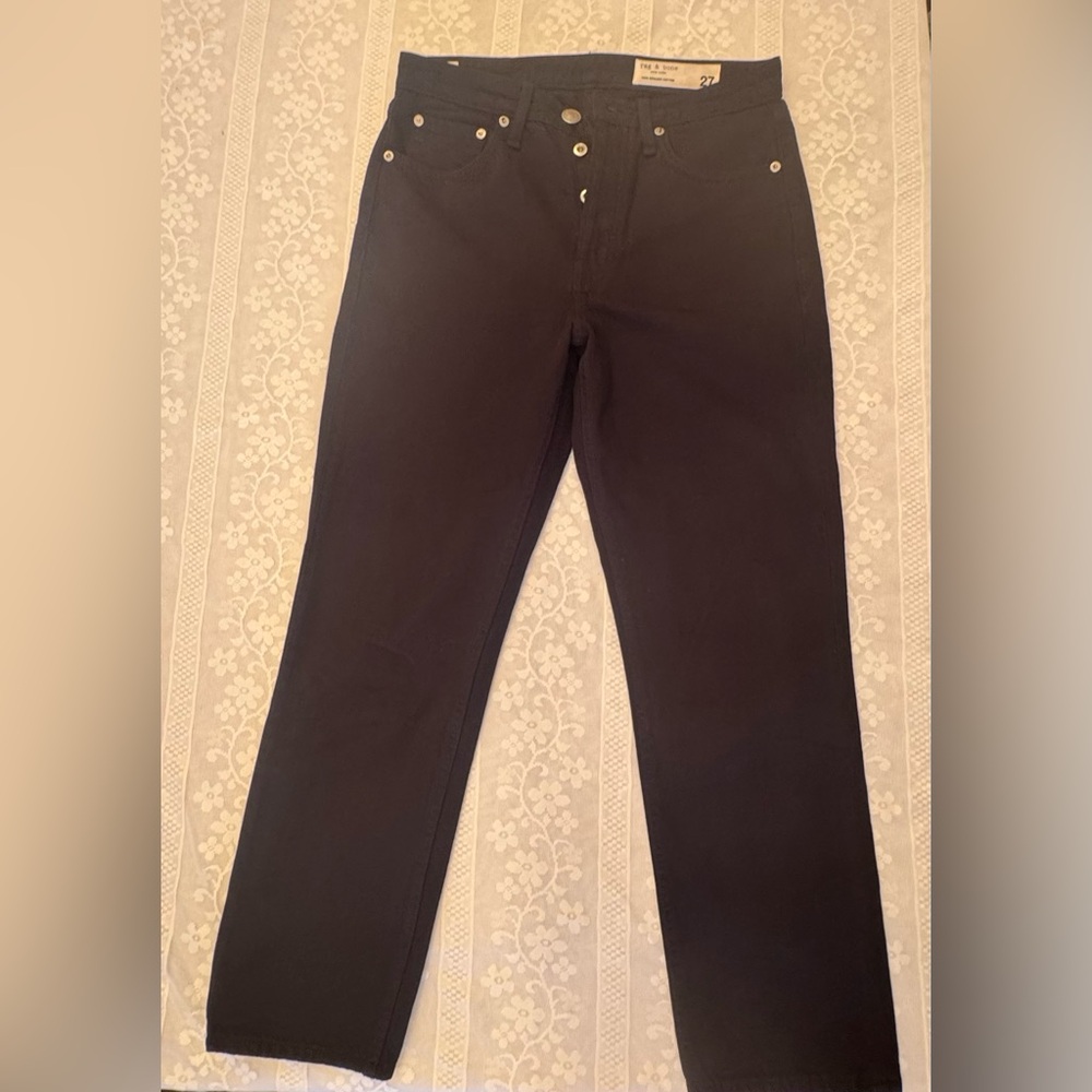 rag & bone Maya Button Fly High Rise Jeans - Picture 4 of 5
